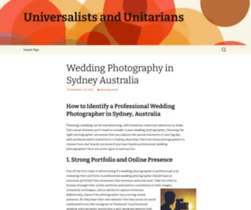 Icuu.info(Universalists and Unitarians) Screenshot