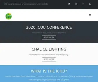 Icuu.net(International Council of Unitarians and Universalists) Screenshot