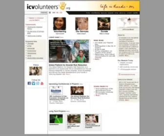Icvolunteers.org(ICVolunteers) Screenshot