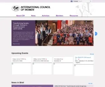 ICW-Cif.com(International Council of Women (ICW)) Screenshot