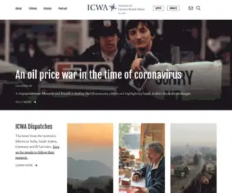 Icwa.org(The Institute of Current World Affairs (ICWA)) Screenshot