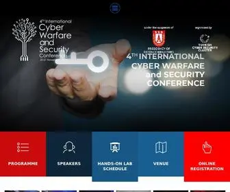 Icwcturkey.com(Cyber Warfare and Security Conference) Screenshot