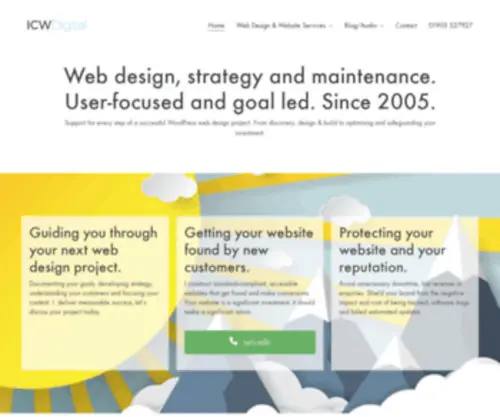 ICW.digital(Tailored WordPress Design) Screenshot