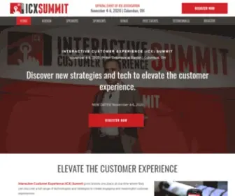 Icxsummit.com(Interactive Customer Experience Summit) Screenshot