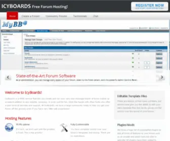 Icyboards.com(FREE MyBB Forum Hosting) Screenshot