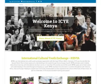 Icyekenya.org(ICYE Kenya) Screenshot