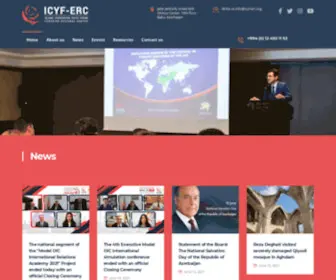 Icyf-ERC.org(Home) Screenshot