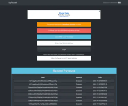 Icyfaucet.co.uk(Icyfaucet) Screenshot