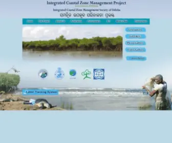 Iczmpodisha.org(Integrated Coastal Zone Management Project) Screenshot