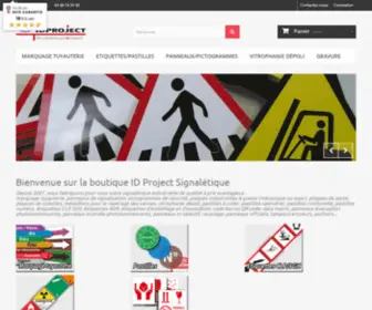 ID-Project-Signaletique.fr(La signalétique industrielle de qualité) Screenshot