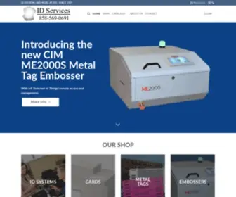 ID-Services.com(Plastic and Metal Identification Products) Screenshot