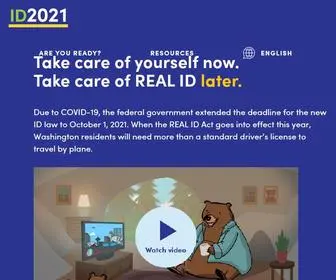 ID2021WA.com(ID Options for Washingtonians) Screenshot