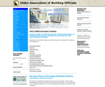 Idabo.org(Idaho Association of Building Officials) Screenshot