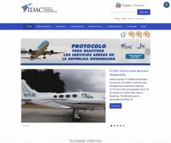 Idac.gob.do(Instituto Dominicano De Aviación Civil) Screenshot
