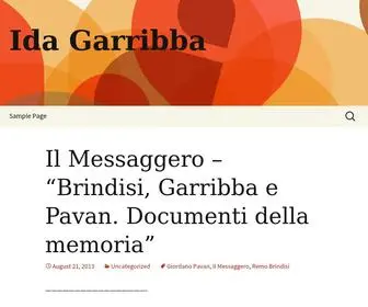 Idagarribba.it(Ida Garribba) Screenshot