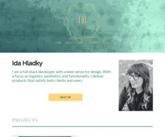 Idahladky.com(Ida Hladky) Screenshot