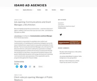 Idahoadagencies.com(Idaho Ad Agencies) Screenshot