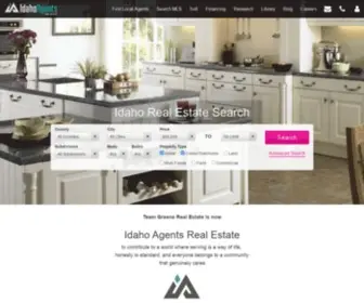 Idahoagents.com(Idaho Agents Real Estate Community Listings) Screenshot