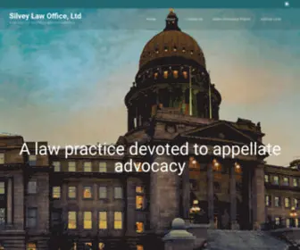 Idahoappeals.com(A law practice devoted to appellate advocacy) Screenshot