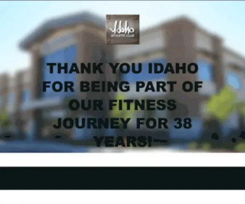 Idahoathleticclub.com(Idaho Athletic Club) Screenshot