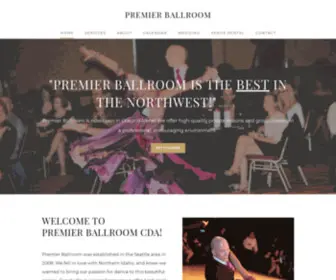 Idahoballroomdance.com(PREMIER BALLROOM) Screenshot