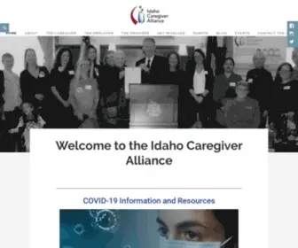 Idahocaregiveralliance.com(The Idaho Caregiver Alliance) Screenshot