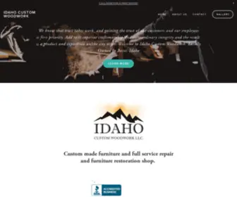 Idahocustomwoodwork.com(Idaho custom woodwork) Screenshot