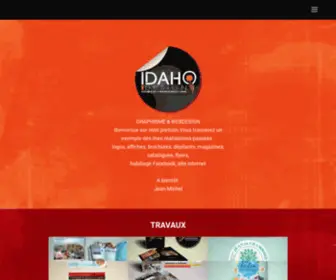 Idahodesign.eu(Graphic design) Screenshot