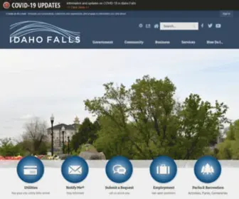 Idahofallsidaho.gov(Idaho Falls) Screenshot