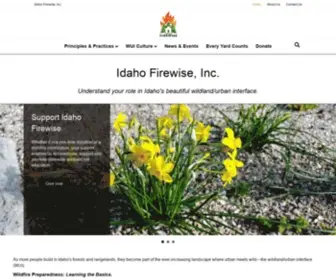 Idahofirewise.org(Idaho Firewise) Screenshot