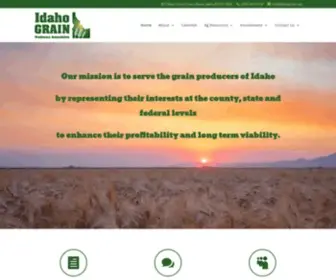 Idahograin.org(Idaho Grain Producers Association) Screenshot