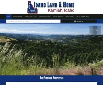 Idaholandandhome.com(Idaho Land and Home) Screenshot