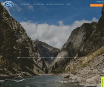 Idahoraftadventure.com(Middle Fork of the Salmon River Rafting Trips) Screenshot