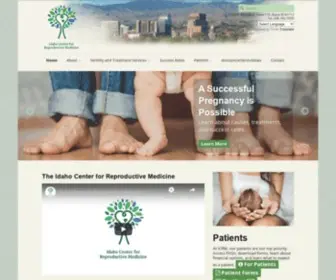 Idahoreproductive.com(Fertility Clinic in ID) Screenshot