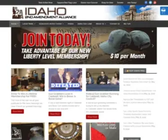 Idahosaa.org(Idaho Second Amendment Alliance) Screenshot
