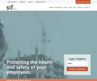 Idahosif.org(Idaho Worker's Compensation) Screenshot