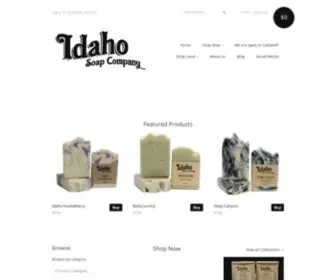 Idahosoapcompany.com(Idaho Soap Company) Screenshot