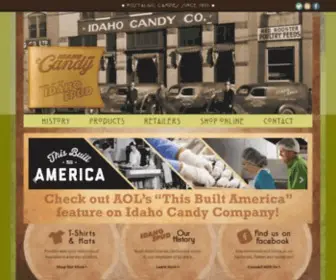 Idahospud.com(Idaho Candy Company) Screenshot