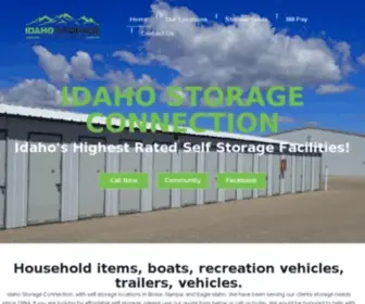 Idahostorageconnection.com(Storage Units Boise Eagle Nampa) Screenshot