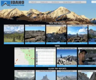 Idahosummits.com(Climbing Idaho's Mountains) Screenshot