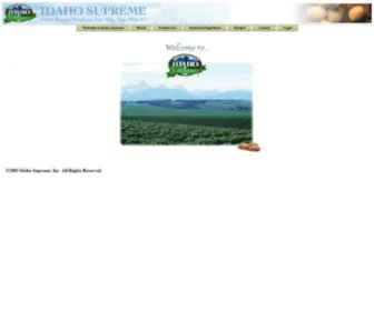 Idahosupreme.com(Idaho Supreme Potatoes Inc) Screenshot