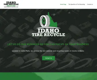 Idahotirerecycle.net(Idaho Tire Recycle) Screenshot