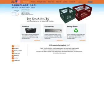 Idairycrates.com(Farmplast dairy crates) Screenshot