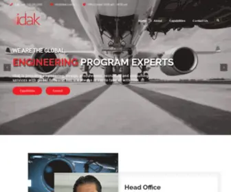 Idak.com.tr(ENGINEERING AEROSPACE DEFENCE) Screenshot