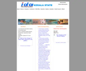 Idakerala.org(Indian Dental Association Kerala State) Screenshot