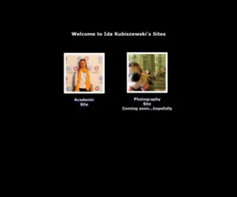 Idakub.com(Ida Kubiszewski's website) Screenshot