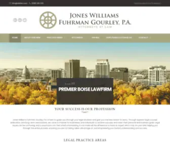 Idalaw.com(Jones Williams Fuhrman Gourley) Screenshot