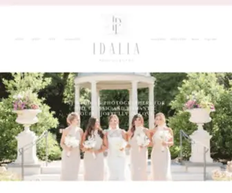 Idaliaphotography.com(Wedding Photographers NJ) Screenshot