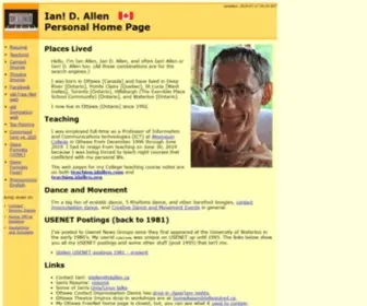 Idallen.com(Ian) Screenshot