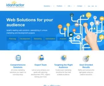 Idanfactor.com(  Web Solutions) Screenshot